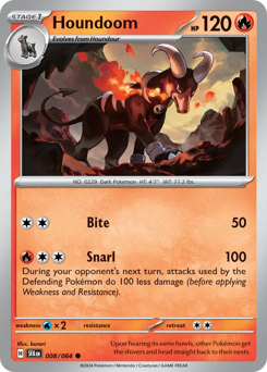 Houndoom 008/99 Reverse NM (ITA)