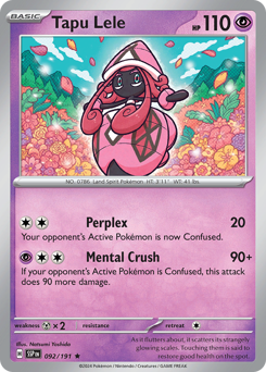 Tapu Lele 092/252 Reverse NM (ITA)