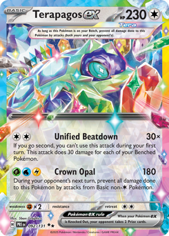 Terapagos-ex 092/180 Poké Ball NM (ITA)
