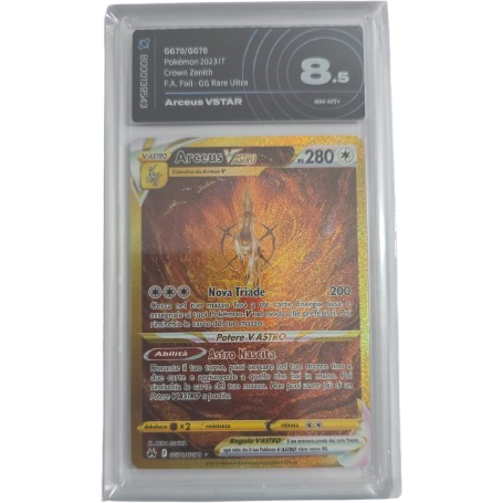 Arceus VSTAR GG70/GG70 Galleria di Galar Zenit Regale - AiGrading 8,5 (ITA)