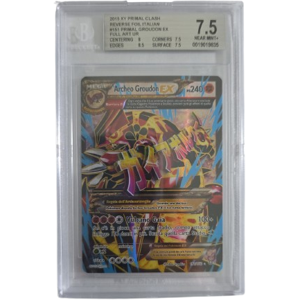 Archeo Groudon EX 151/160 Scontro Primordiale - BGS 7,5 (ITA)