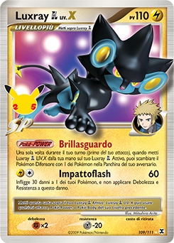 Luxray LIV.X 109 (Classic) NM (ITA)