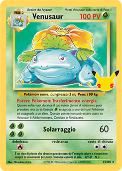 Venusaur 15 (Classic) NM (ITA)