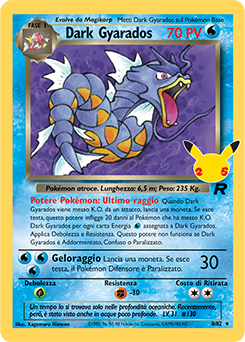 Dark Gyarados 8 (Classic) NM (ITA)