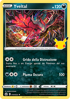 Yveltal 019/25 NM (ITA)