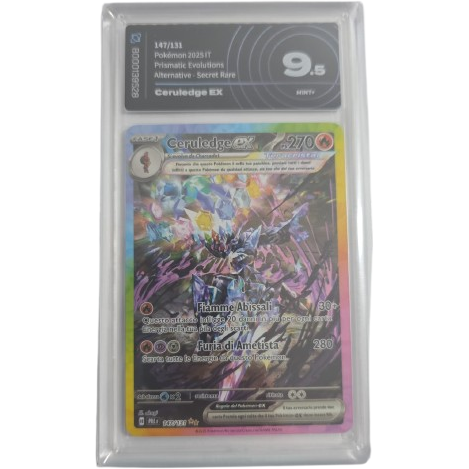 Ceruledge EX 147/131 Evoluzioni Prismatiche - AiGrading 9,5 (ITA)