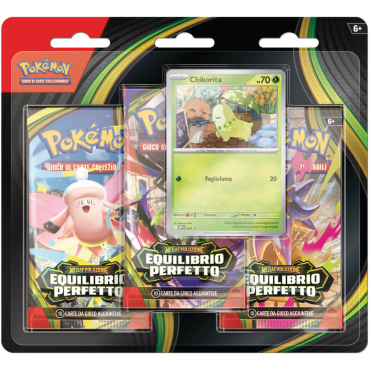 Collezione Con Adesivi Equilibrio Perfetto Chikorita (ITA)