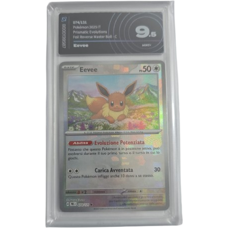 Eevee Masterball 074/131 Evoluzioni Prismatiche - AiGrading 9,5 (ITA)