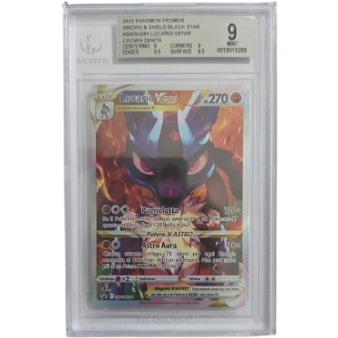 Lucario VSTAR 291 PROMO - BGS 9 (ITA)