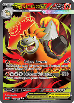 Mega Camerupt-ex 156/188 NM (ITA)