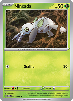 Nincada 016/188 Reverse NM (ITA)