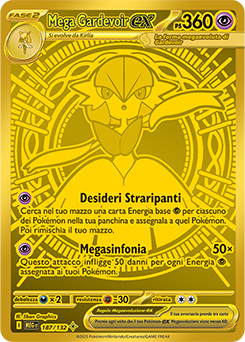 Mega Gardevoir-ex 187/188 NM (ITA)