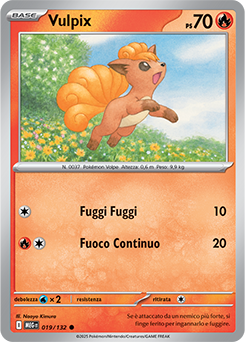 Vulpix 019/188 Reverse NM (ITA)