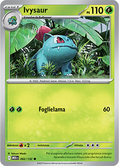 Ivysaur 002/188 NM (ITA)