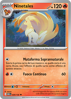 Ninetales 020/188 NM (ITA)