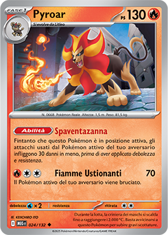 Pyroar 024/188 Reverse NM (ITA)