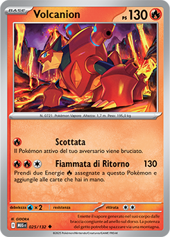 Volcanion 025/188 Reverse NM (ITA)