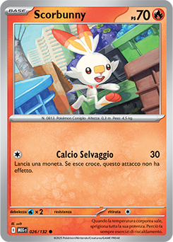 Scorbunny 026/188 Reverse NM (ITA)
