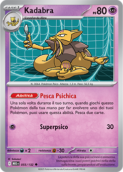 Kadabra 055/188 Reverse NM (ITA)