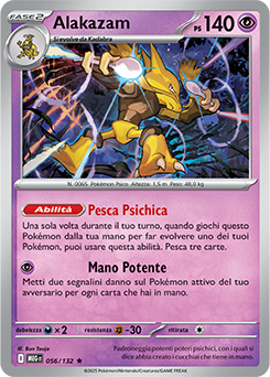 Alakazam 056/188 Reverse NM (ITA)