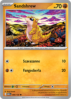 Sandshrew 068/188 Reverse NM (ITA)