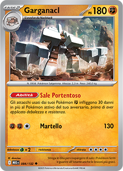 Garganacl 084/188 Reverse NM (ITA)