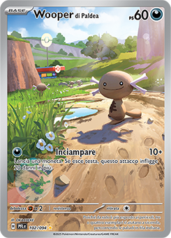 Wooper di Paldea 102/130 NM (ITA)