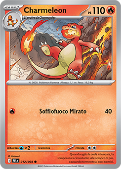 Charmeleon 012/130 NM (ITA)