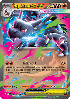 Mega Charizard X-ex 013/130 NM (ITA)
