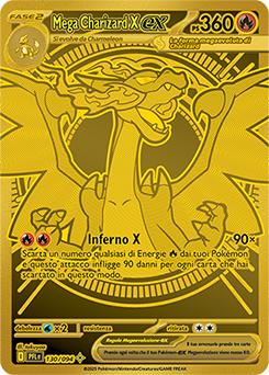 Mega Charizard X-ex 130/130 NM (ITA)