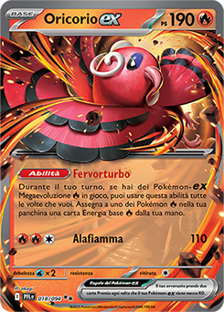 Oricorio-ex 018/130 NM (ITA)