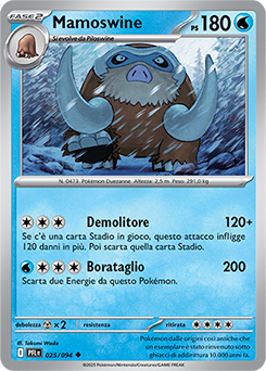 Mamoswine 025/130 NM (ITA)