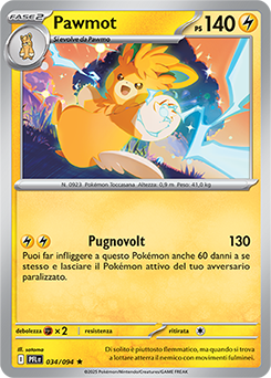 Pawmot 034/130 Reverse NM (ITA)