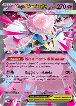 Mega Diancie-ex 041/130 NM (ITA)