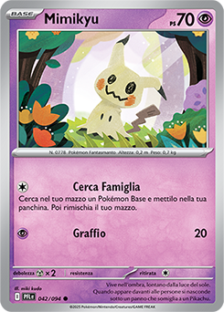 Mimikyu 042/130 Reverse NM (ITA)