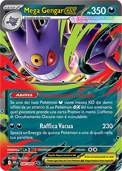 Mega Gengar-ex 056/130 Reverse NM (ITA)