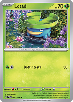 Lotad 005/130 Reverse NM (ITA)