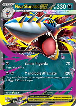 Mega Sharpedo-ex 061/130 NM (ITA)