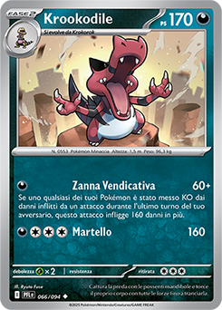 Krookodile 066/130 Reverse NM (ITA)