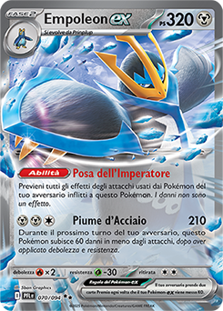 Empoleon-ex 070/130 Reverse NM (ITA)