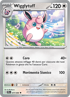 Wigglytuff 077/130 NM (ITA)