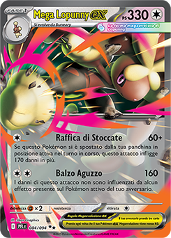 Mega Lopunny-ex 084/130 NM (ITA)