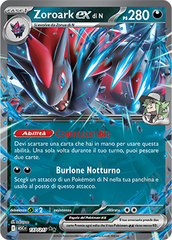 Zoroark-ex di N 137/295 Reverse Energy Pattern NM (ITA)