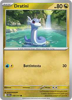 Dratini 150/295 Reverse Ball Pattern NM (ITA)