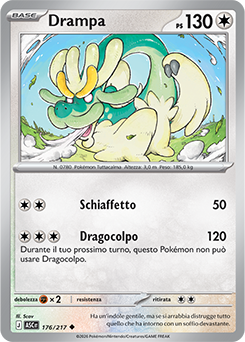 Drampa 176/295 Reverse Ball Pattern NM (ITA)
