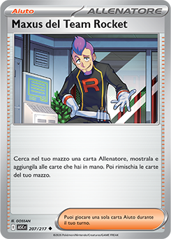 Maxus del Team Rocket 207/295 NM (ITA)