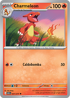 Charmeleon 021/295 Reverse Energy Pattern NM (ITA)