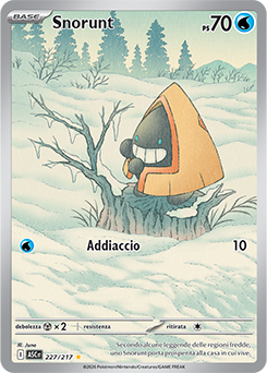 Snorunt 227/295 NM (ITA)
