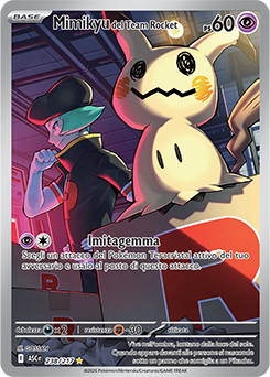 Mimikyu del Team Rocket 238/295 NM (ITA)