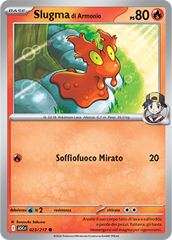 Slugma di Armonio 023/295 Reverse Energy Pattern NM (ITA)
